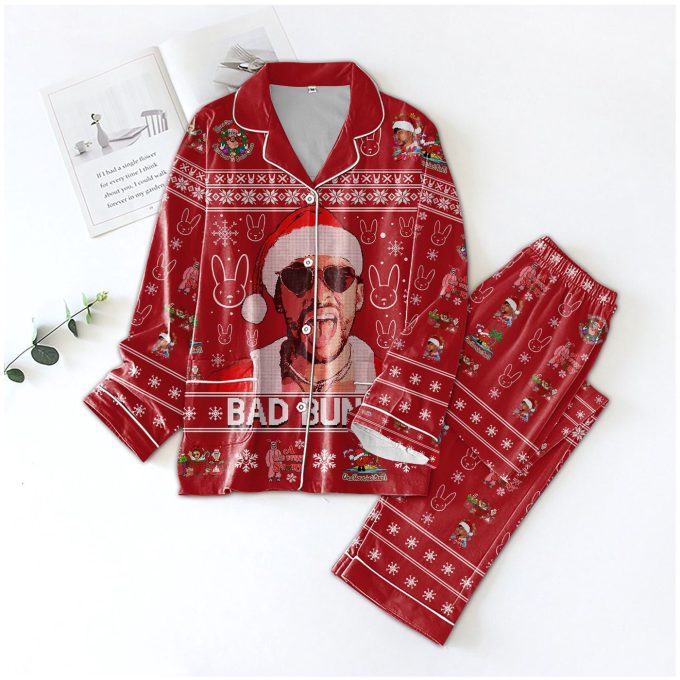 Cozy &Amp; Festive: Bbn Christmas Button Down Pajamas Hn – Stylish Comfort For The Holidays