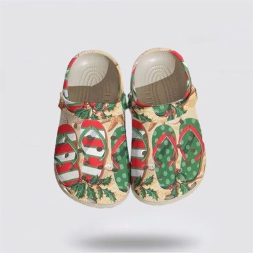 Beach Flip Flop Merry Christmas Noel: Perfect Crocs Clog Shoes for Beach Lovers