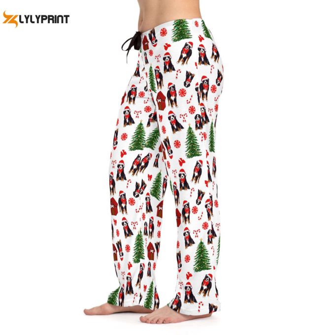 Custom Bernese Mountain Dog Pajama Pants – Perfect Gifts For Berner Moms Dog Lovers And Christmas