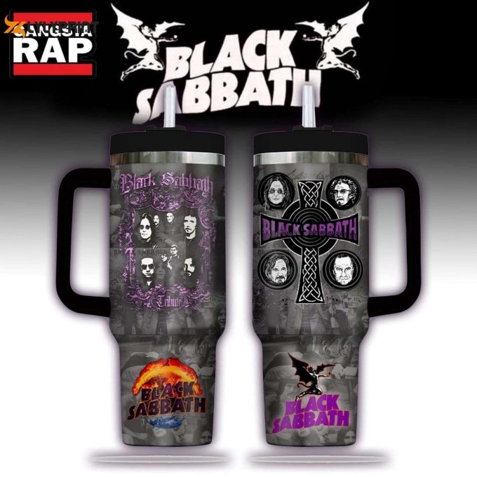 Rock In Style With Black Sabbath Music Stanley Tumbler 40Oz: Ultimate Blend Of Music And Durability