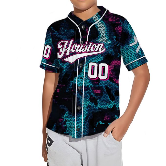 Stylish Blue Pink Gradient Mlb Baseball Jersey – Team Mlb Collection – Gift For Men Women