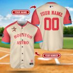 Stylish Blue Pink Gradient MLB Baseball Jersey – Team MLB Collection – Gift for Men Women