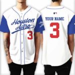 Stylish Blue Pink Gradient MLB Baseball Jersey – Team MLB Collection – Gift for Men Women