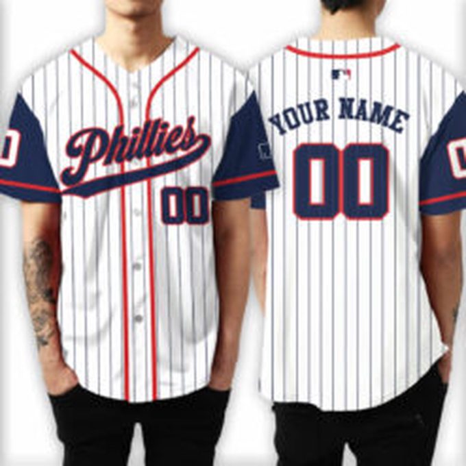 Stylish Blue Pink Gradient Mlb Baseball Jersey – Team Mlb Collection – Gift For Men Women