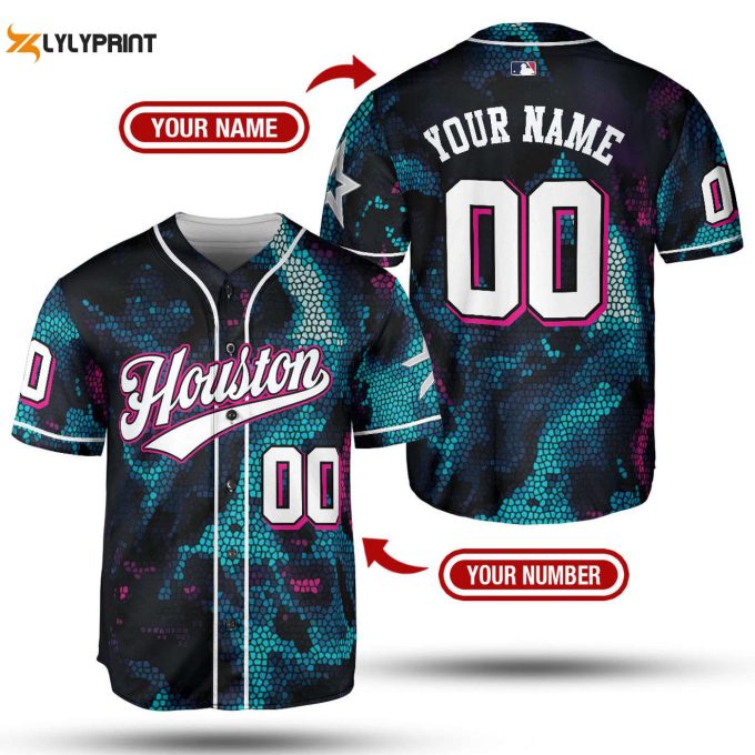 Stylish Blue Pink Gradient Mlb Baseball Jersey – Team Mlb Collection – Gift For Men Women