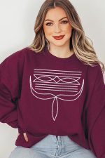 Stylish Boot Stitch Sweatshirts: Trendy and Comfy Apparel for Fashion Enthusiasts