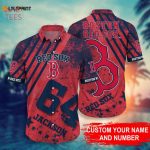 Custom Boston Red Sox Hawaiian Shirt – MLB Button-Up Gift for Fans