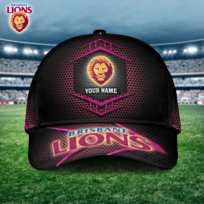 Brisbane Lions Afl Personalized Cap 1