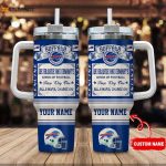 Vintage Buffalo Bills NFL King of Football Custom 40oz Stanley Tumbler – Perfect Gift for Fans