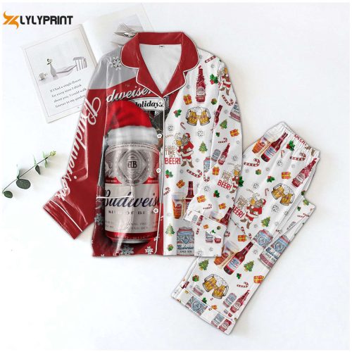 Cozy Christmas Button Down Pajamas – BWS HN: Festive Sleepwear for the Holidays