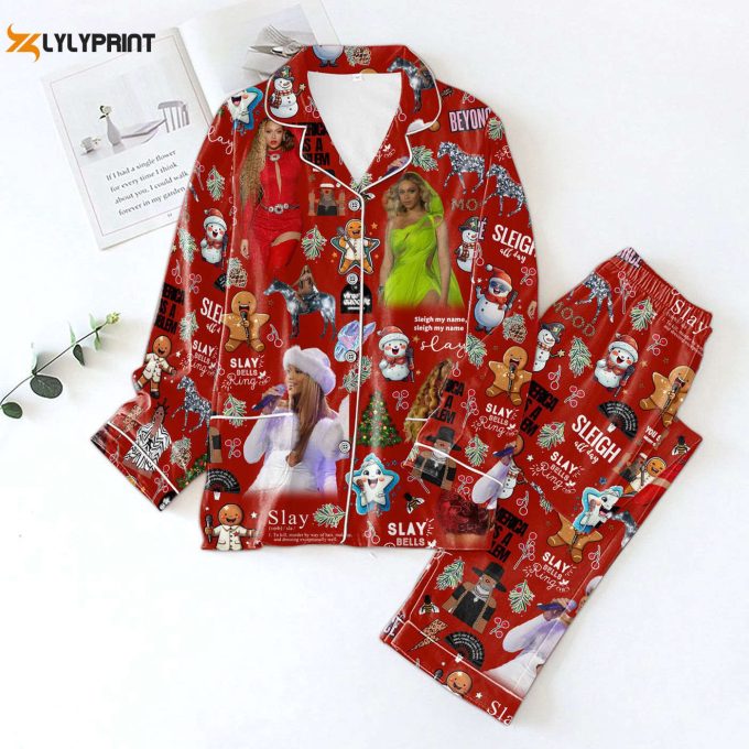 Cozy &Amp;Amp; Festive: Byc Christmas Button Down Pajamas For La Lovers