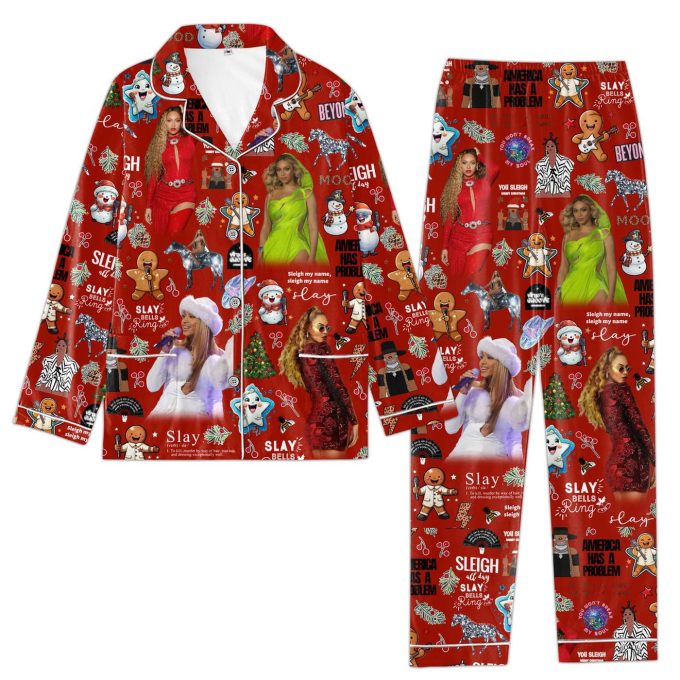 Cozy &Amp; Festive: Byc Christmas Button Down Pajamas For La Lovers