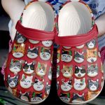 Cute Christmas Cat Crocs: Classic Clogs Shoes for Festive Feline Fashion