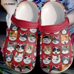 Cute Christmas Cat Crocs: Classic Clogs Shoes for Festive Feline Fashion