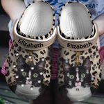 Personalized Cat Leopard Shoes: Perfect Crocs Clogs Gift for Birthday & Christmas