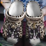 Personalized Cat Leopard Shoes: Perfect Crocs Clogs Gift for Birthday & Christmas