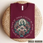 Unisex Sacred Heart Of Jesus Tshirt – Catholic Christian Clothing & Devotional Gifts