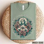 Unisex Sacred Heart Of Jesus Tshirt – Catholic Christian Clothing & Devotional Gifts