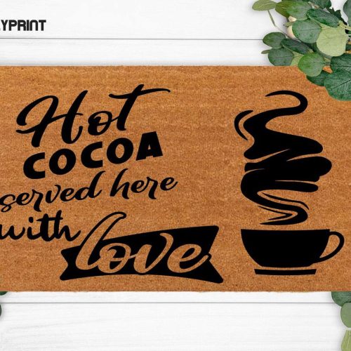 Cute Christmas Custom Doormat: Chilasport Outdoors - Personalized Front Mat for Her & Him