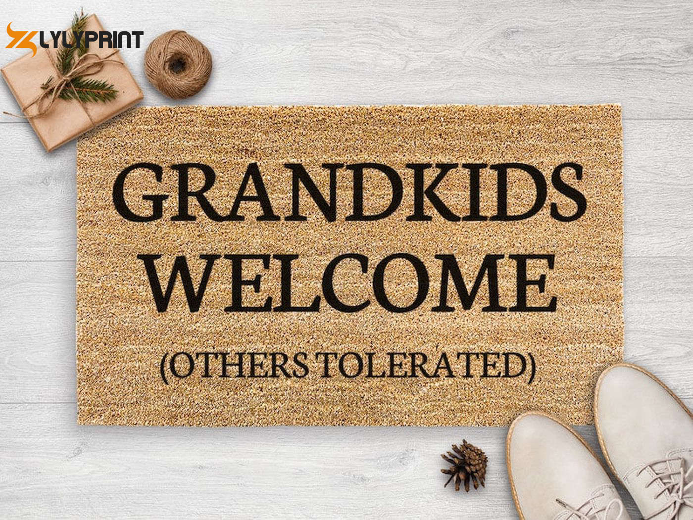 Chilasport Outdoor Mat: Personalized Family Mat – Grandkids Welcome Christmas Gift – Custom Coir Doormat Chilasport Outdoor Mat: Personalized Family Mat – Grandkids Welcome Christmas Gift – Custom Coir Doormat