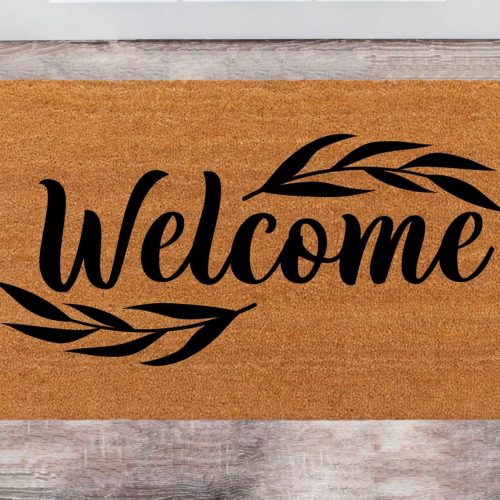 Chilasport Welcome Doormat: Customized Closing & Housewarming Gift Unique Christmas Front Doormats