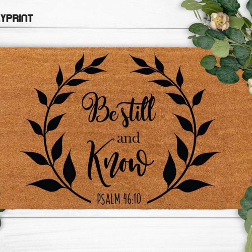 Custom Christian Doormat: Funny Holiday Housewarming Gift for Christmas Décor – New & Unique!