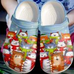 Get Festive with Christmas CatsCrocs Classic Clogs – Perfect Holiday Shoes!