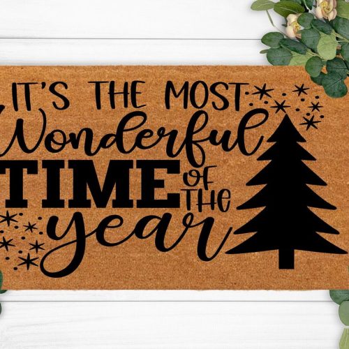 Christmas Custom Rug: Personalized Doormat for Family Name Wedding Holiday & Anniversary – Nana s Outdoor Decoration