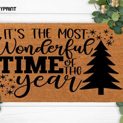 Christmas Custom Rug: Personalized Doormat for Family Name Wedding Holiday & Anniversary - Nana s Outdoor Decoration