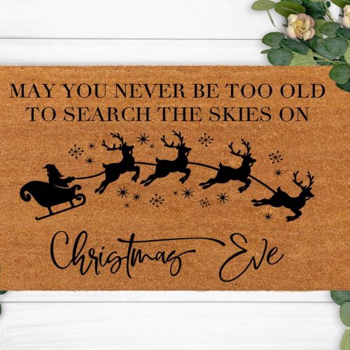 Custom Christmas Doormat: Perfect Housewarming & Best Friend Gift