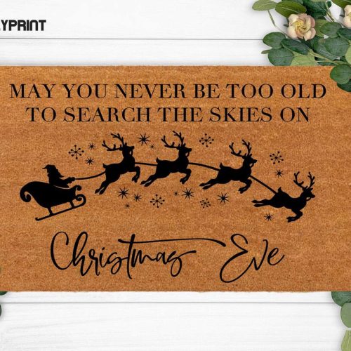 Custom Christmas Doormat: Perfect Housewarming & Best Friend Gift