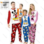 Disney Christmas Pajamas Set: Mickey Minnie Goofy Ducky Family Matching PJs Disneyworld & Disneyland Shirts