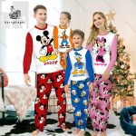 Disney Christmas Pajamas Set: Mickey Minnie Goofy Ducky Family Matching PJs Disneyworld & Disneyland Shirts