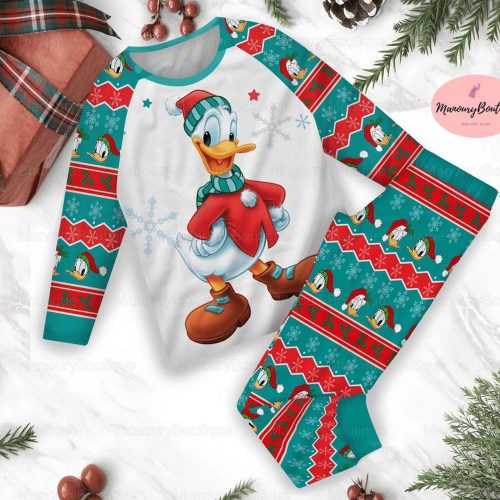 Get into the Holiday Spirit with Christmas Donald Pajamas Set – Donald Duck Pyjamas & Mickey Pajamas