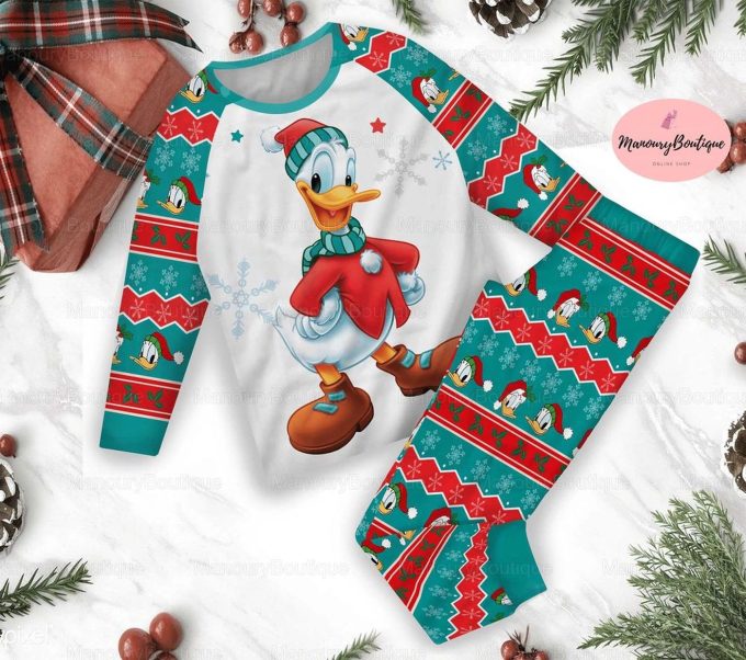 Get Into The Holiday Spirit With Christmas Donald Pajamas Set – Donald Duck Pyjamas &Amp; Mickey Pajamas