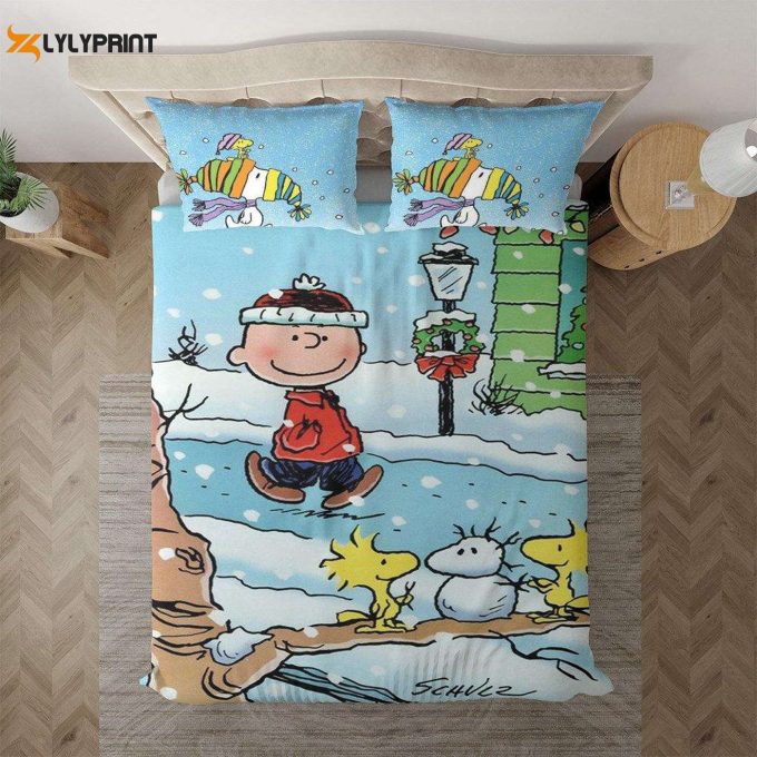 Christmas Peanuts Snoopy Woodstock Duvet Set – Perfect Gift For Fans