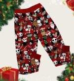 Christmas Jack Skellington Pajamas – Nightmare Before Christmas Santa Hat PJ Set Pants – Walt Disney X