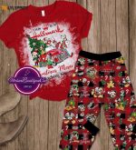 Get Festive with Christmas Mickey & Friends Shirt Disney Pajamas Disneyworld Shirt & Mickey Pajamas Set!