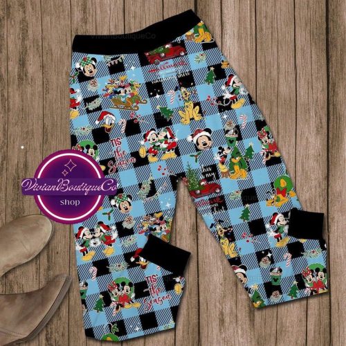 Get Festive with Christmas Mickey & Friends Shirt Disney Pajamas Disneyworld Shirt & Mickey Pajamas Set!