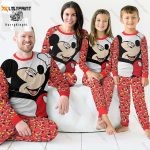 Mickey Mouse Pajamas Family Set – Disney Matching Holiday PJs & Disneyworld Shirt