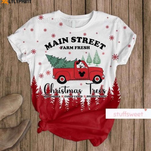 Mickey Christmas Pajamas Set – Festive Mickey Tree PJs & Pants