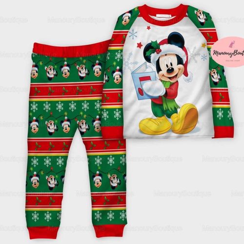 Magical Christmas Mickey Pajamas Set: Perfect for the Whole Family – Disney Inspired!