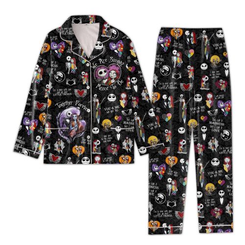 Christmas Nightmare Before Christmas Pajamas – Jack Skellington & Sally Set Disney Movie Matching PJs