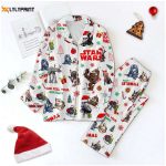 Get Festive with Star Wars Christmas Pajamas Set – Darth Vader Boba Fett Stormtrooper – Perfect for Disney Movie Fans!