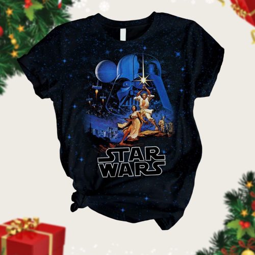 Christmas Star Wars Pajamas Set: A New Hope Faded Shirt Pants Disneyland Movie Xmas Pj Magic Kingdom Gift