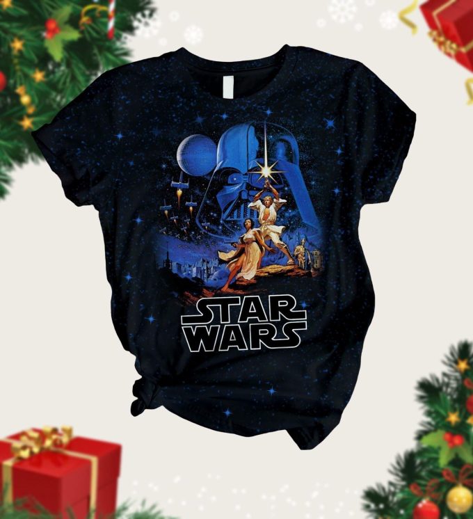 Christmas Star Wars Pajamas Set: A New Hope Faded Shirt Pants Disneyland Movie Xmas Pj Magic Kingdom Gift