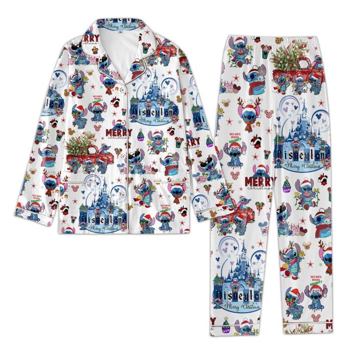 Disney Stitch Pajamas Set: Christmas Movie Family Pjs – Perfect Gift For Women