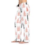 Festive Christmas Tree Women s Pajama Pants – Comfy Holiday Lounge Wear & Xmas Sleepwear