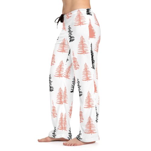 Festive Christmas Tree Women s Pajama Pants – Comfy Holiday Lounge Wear & Xmas Sleepwear