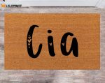 Cia Doormats: Personalized Last Name & Monogram Rugs for Closing Wedding & Christmas Gifts
